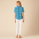 Reyn Spooner ONE FINE DAY BUTTON FRONT in VALLARTA BLUE