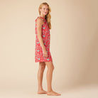 Reyn Spooner ONE FINE DAY TIE NECK DRESS in VINTAGE RED