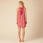 Reyn Spooner ONE FINE DAY TIE NECK DRESS in VINTAGE RED